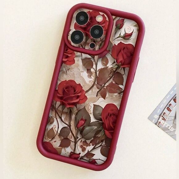 Rose Garden Protective Phone Case for iPhone 15 - Picture 3 of 5